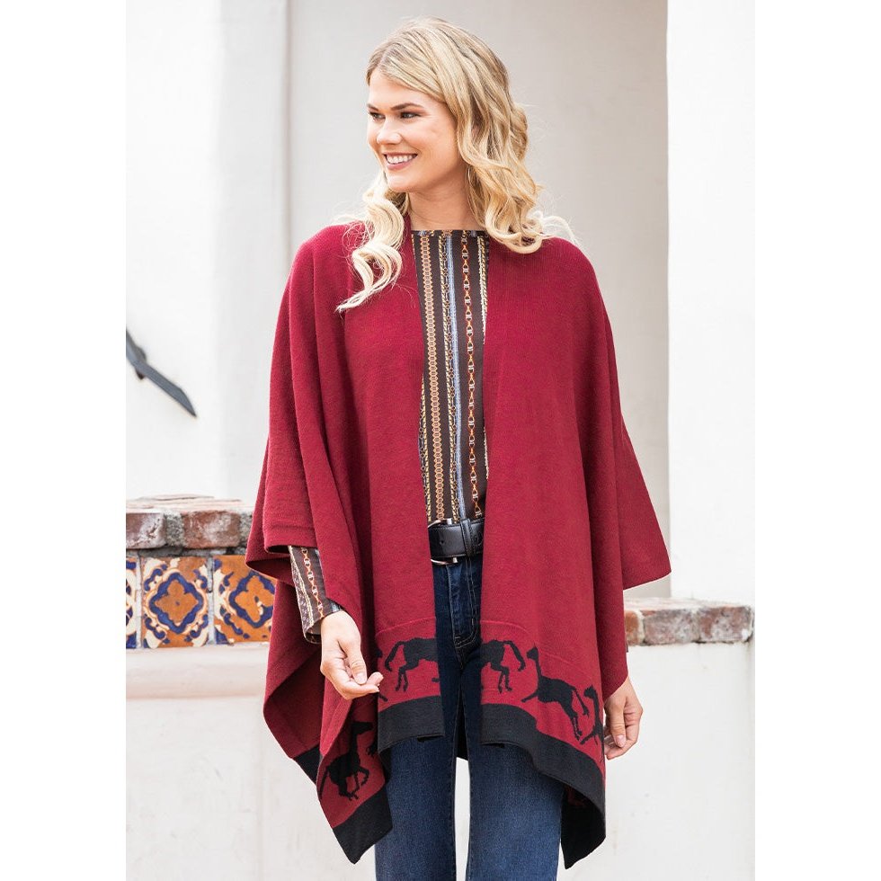 KERRITS EQL WILD HORSE WRAP SWEATER