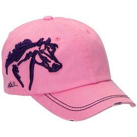3D Horse Head Ball Cap Pink