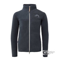 HORZE GIRLS SADIE FLEECE JACKET - NAVY