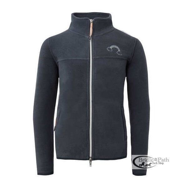 HORZE GIRLS SADIE FLEECE JACKET - NAVY