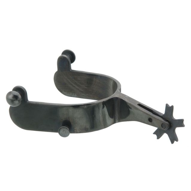 TOUGH 1 BULL RIDER BLUE STEELED RODEO SPURS