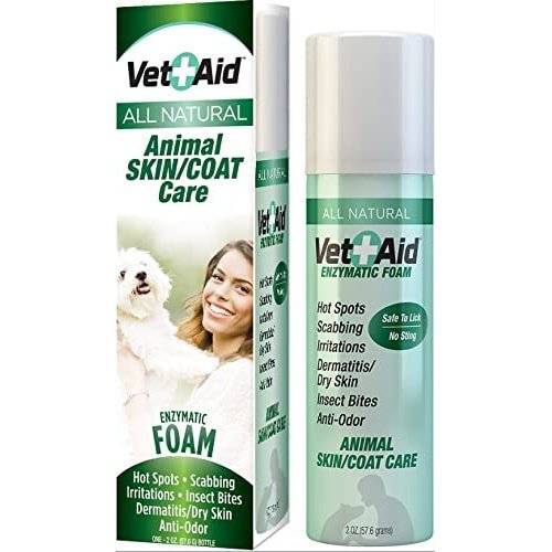 VET AID SEA SALT ENZYMATIC WOUND FOAM