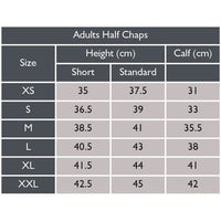 MORETTA SUEDE HALF CHAPS ADULT