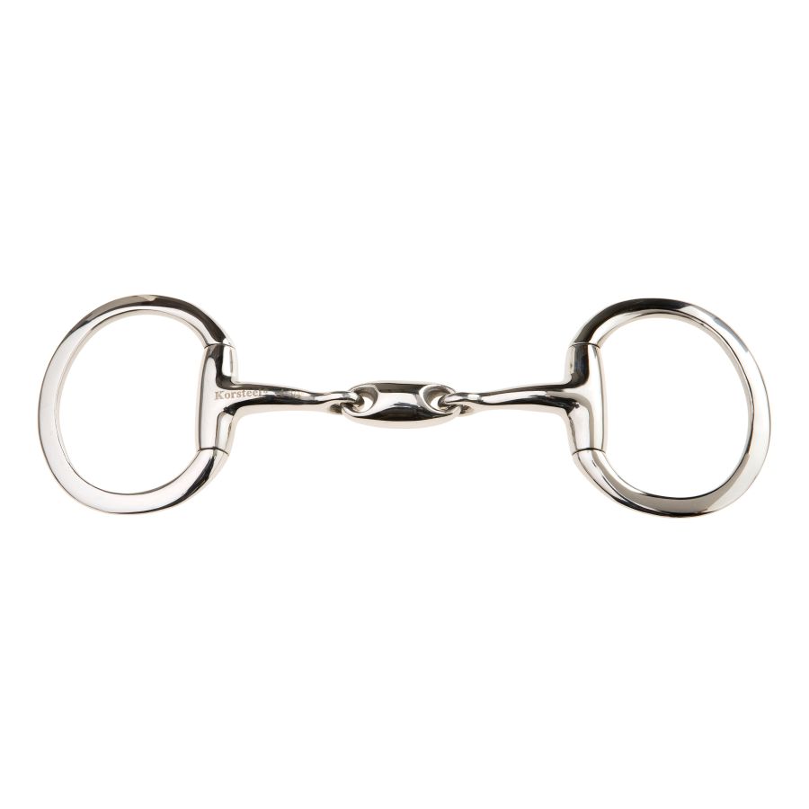 KORSTEEL OVAL MOUTH EGGBUTT SNAFFLE BIT 6"