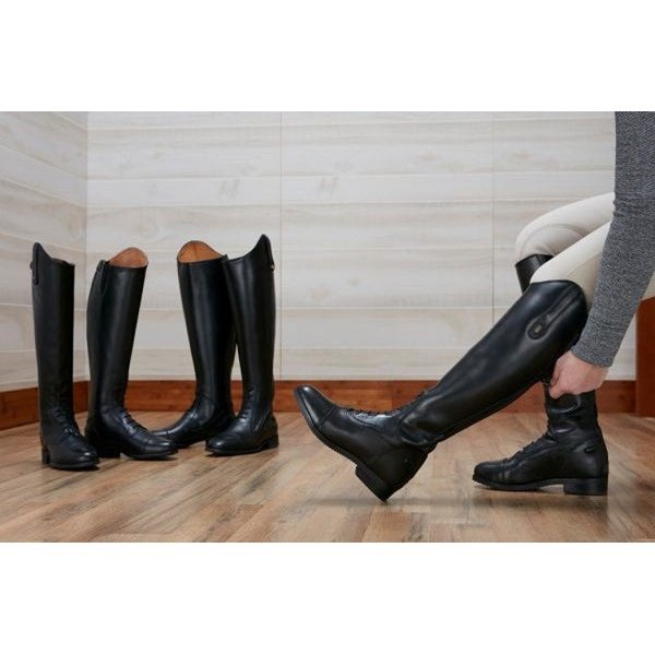 Bottes équitation adulte - 100 noir FOUGANZA Bottes équitation adulte - 100 noir FOUGANZA