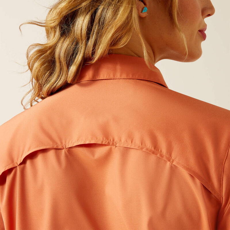 ARIAT WOMENS VETTCK STRETCH SHIRT - LANGOUSTINO