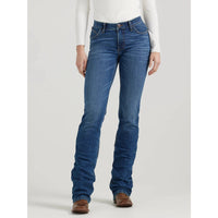 WRANGLER WOMENS WILLOW MID RISE BOOT CUT JEAN - NORAH