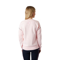 HORZE ASHLYN YOUNG RIDER CREW NECK SWEATER - MAUVE CHALK