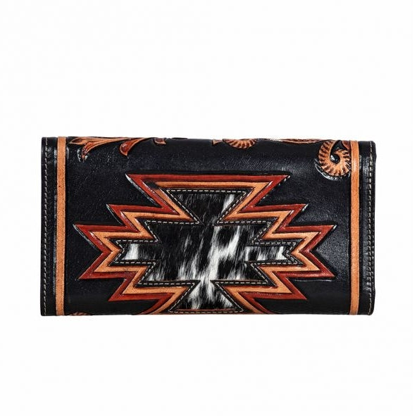 MYRA DORADO RANCH HAND TOOLED WALLET