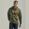 WRANGLER MENS FRONT ANIMAL LOGO HOODIE