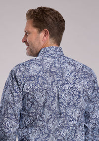 Roper Mens Allover Print Shirt - Windy Paisley