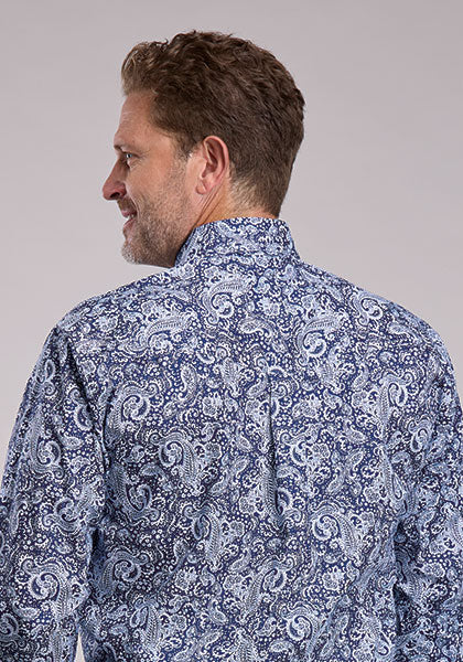 Roper Mens Allover Print Shirt - Windy Paisley
