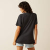 ARIAT GIRLS RODEO TEE SHIRT - CHARCOAL HEATHER