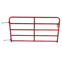 8 ' Border Gates Red 5-Bar