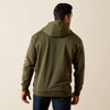 ARIAT MENS REBAR GRAPHIC HOODIE - GRAPE LEAF