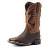 ARIAT MENS COWPUNCHER VENTTEK WESTERN BOOT - DARK BROWN