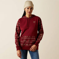 ARIAT WOMENS LOGO 2.0 HOODIE - MONTANA PRINT