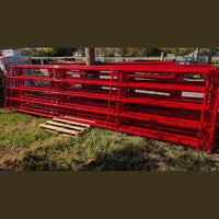 16 ' Border Gates Red 5-Bar