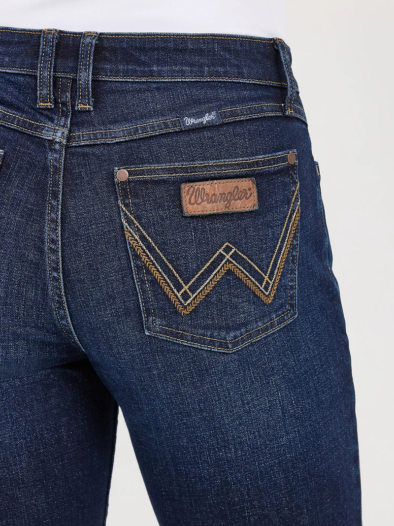 WRANGLER WOMENS MAE MIDE RISE BOOTCUT JEAN