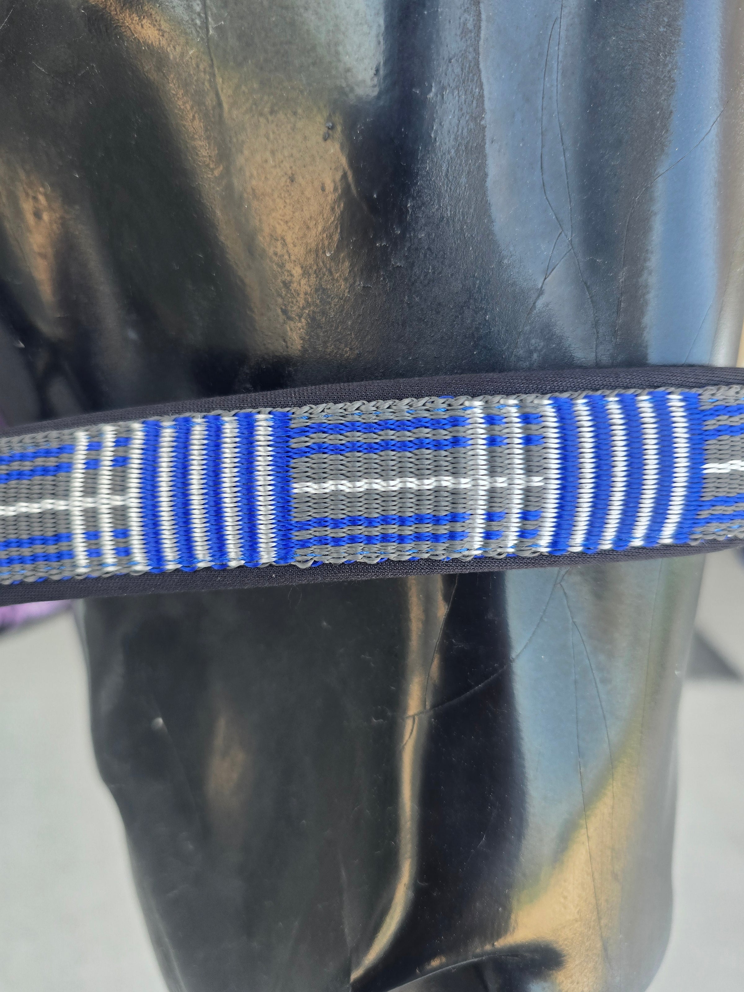 PLAID STRIPE NYLON HALTER