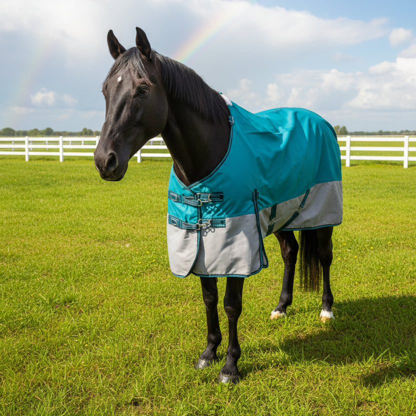 Nordic Rain Sheet - Standard Neck - Teal/Grey