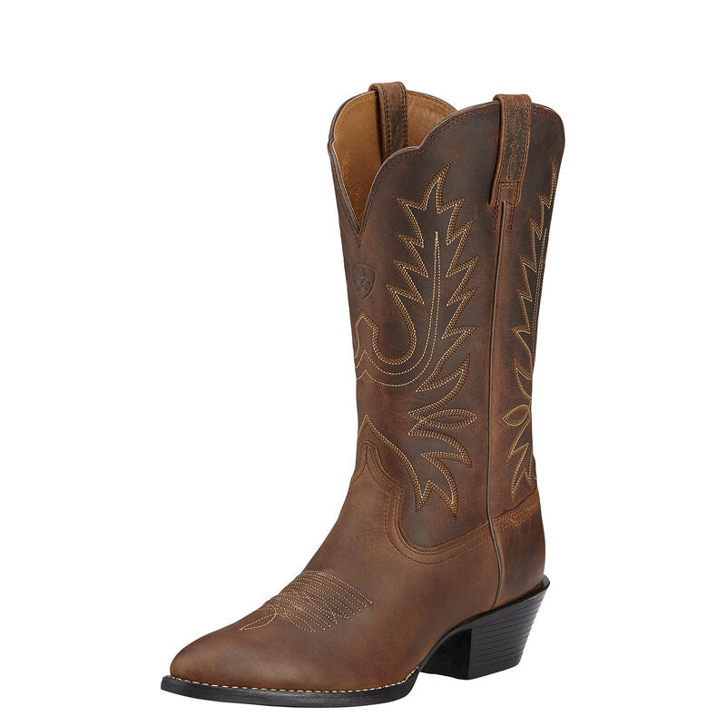 ARIAT WOMENS HERITAGE R-TOE WESTERN BOOT