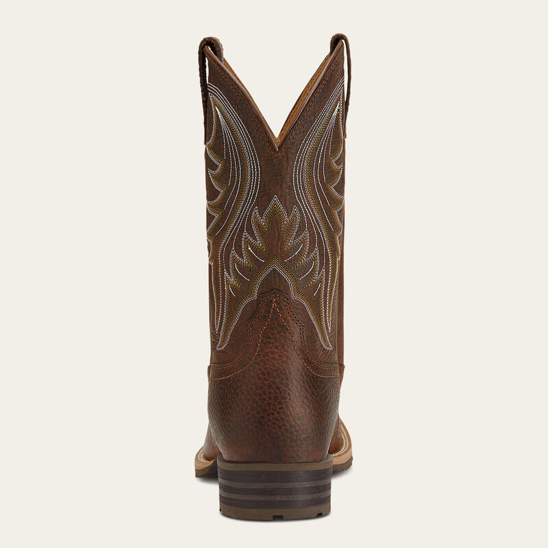 Ariat Mens Hybrid Rancher Western Boot - BROWN OILED ROWDY