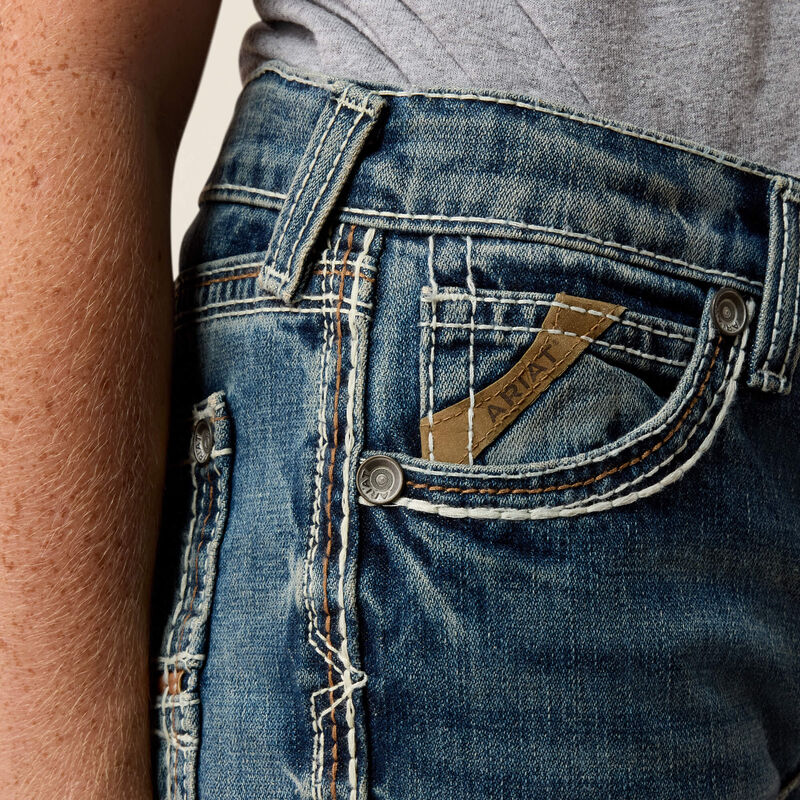 Ariat Boys B4 Relaxed Coltrane Boot Cut Jean - Durango