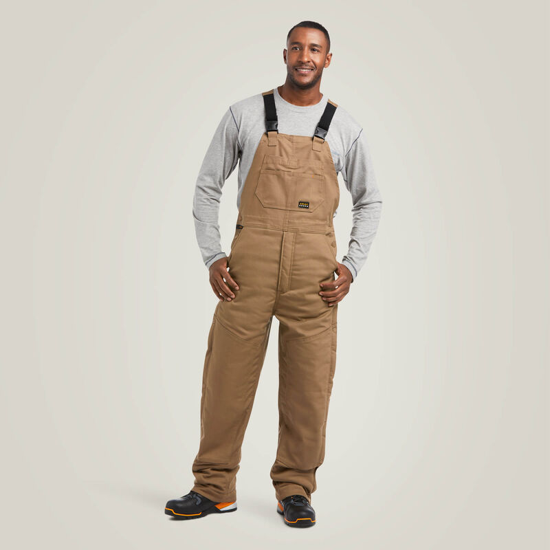 ARIAT MENS REBAR DURACANVAS STRETCH INSULATED BIB