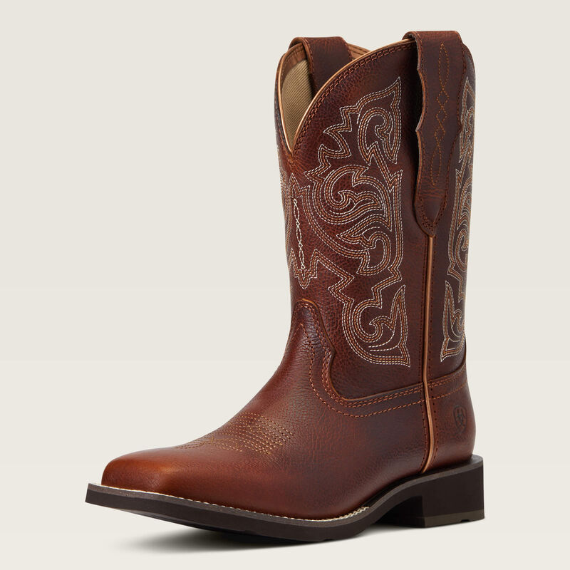ARIAT WOMENS DELILAH STRETCHFIT WESTERN BOOT - SPICED CIDER