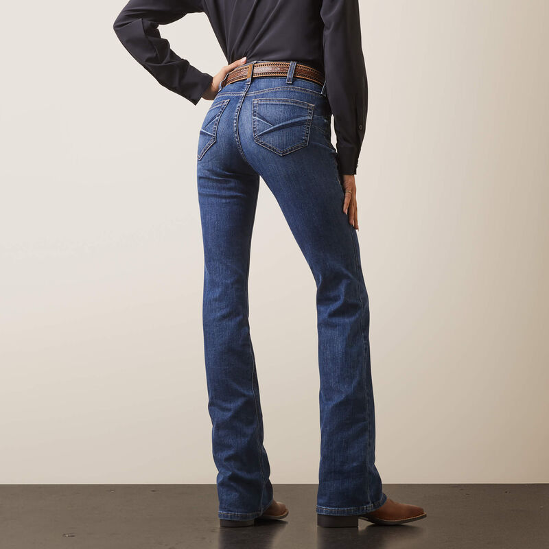 Ariat Womens R.E.A.L. Perfect Rise Leila Boot Cut Jean - Irvine