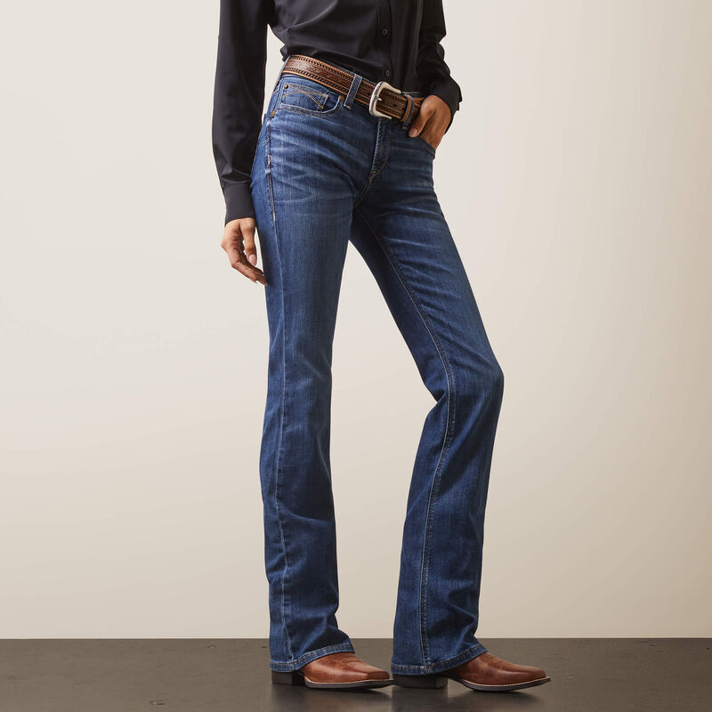 Ariat Womens R.E.A.L. Perfect Rise Leila Boot Cut Jean - Irvine