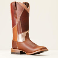 ARIAT WOMENS FRONTIER PATCHWORK WESTERN BOOT