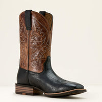 Ariat Mens Slingshot Cowboy Boot - BLACK ADOBE|DARK TAN