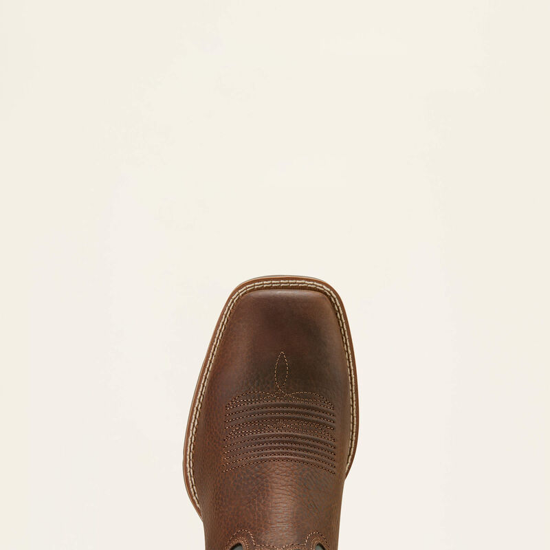 Ariat Mens Sport Outdoor Cowboy Boot - BROWN OILED ROWDY|TACK GREEN
