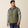 ARIAT MENS REBAR CORDURA RIPSTOP LIGHTWEIGHTED INSULATED VEST - BEETLE