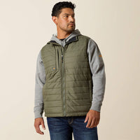 ARIAT MENS REBAR CORDURA RIPSTOP LIGHTWEIGHTED INSULATED VEST - BEETLE