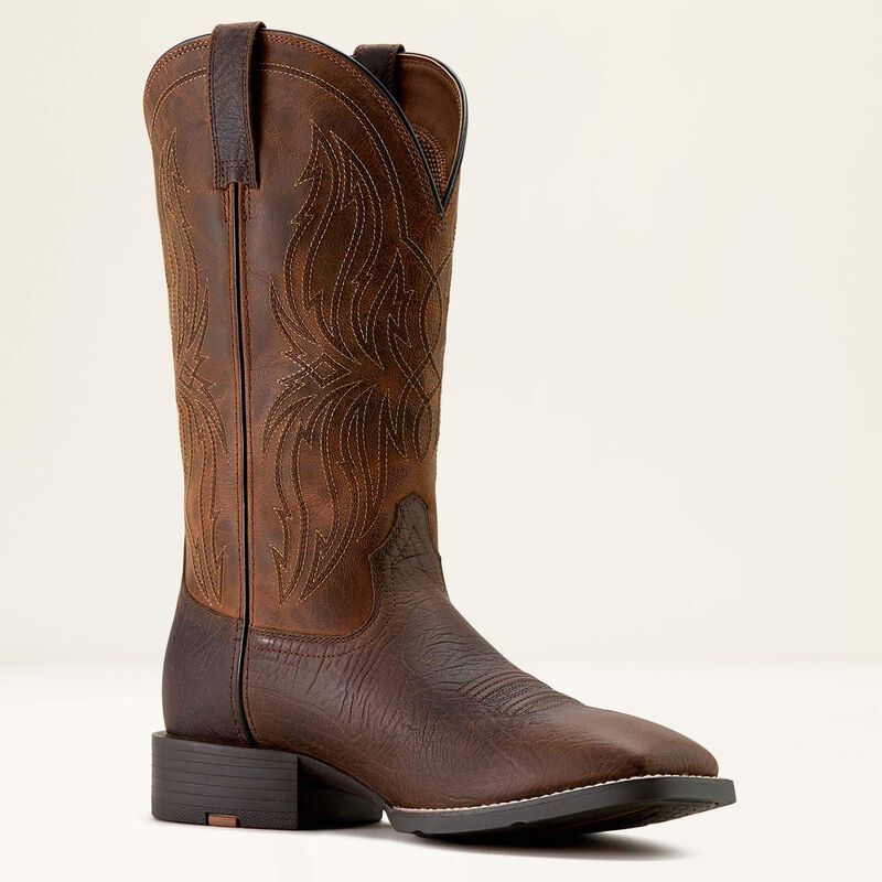 Ariat Sport Rustler Wide Square Toe Cowboy Boot