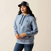 Ariat Womens Ariat Logo 2.0 Hoodie - Vintage Indigo