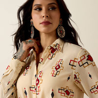 Ariat Womens Homestyle Shirt - Mosaic Southwest
