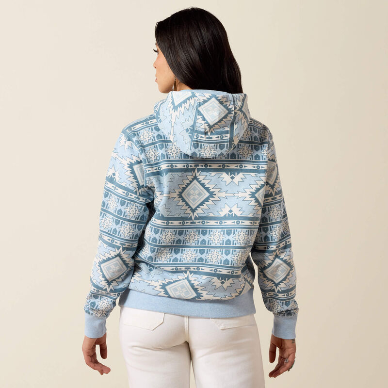 Ariat Womens Logo 2.0 Printed Hoodie - Alaskan Southwest