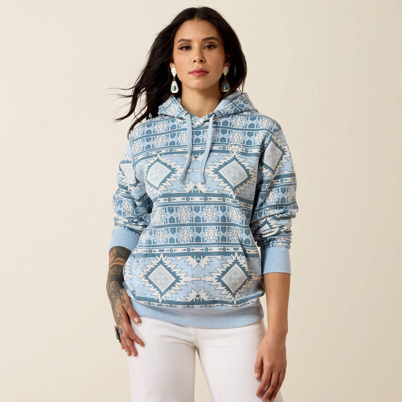 Ariat Womens Logo 2.0 Printed Hoodie - Alaskan Southwest