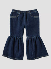 Wrangler Little Girl's Ruffle Leg Flare Jean - Lacey