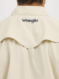Wrangler Mens Performance Long Sleeve Shirt - Overcast