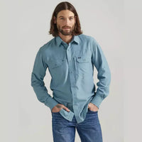 WRANGLER MENS PERFORMANCE SHIRT - BLUE