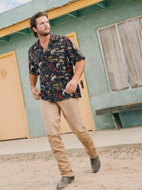 Wrangler Mens Retro® Slim Fit Straight Leg Jean - Saddle