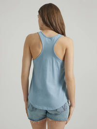 WRANGLER WOMENS RETRO ROPE LOGO RACERBACK TANK - Clearance