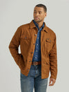 WRANGLER MENS WESTERN LINED CANVAS BARN COAT - HAY BALE