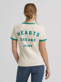 Wrangler X Lainey Wilson Hearts Dreams Ringer Tee