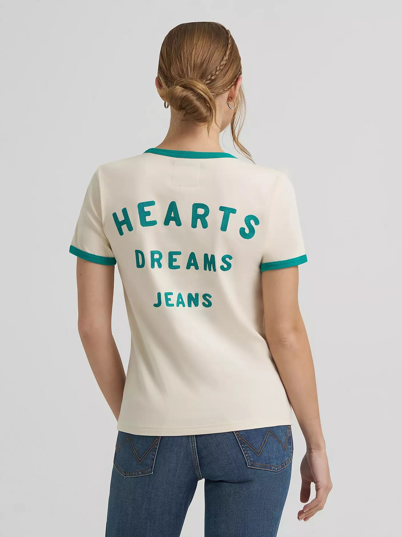 Wrangler X Lainey Wilson Hearts Dreams Ringer Tee